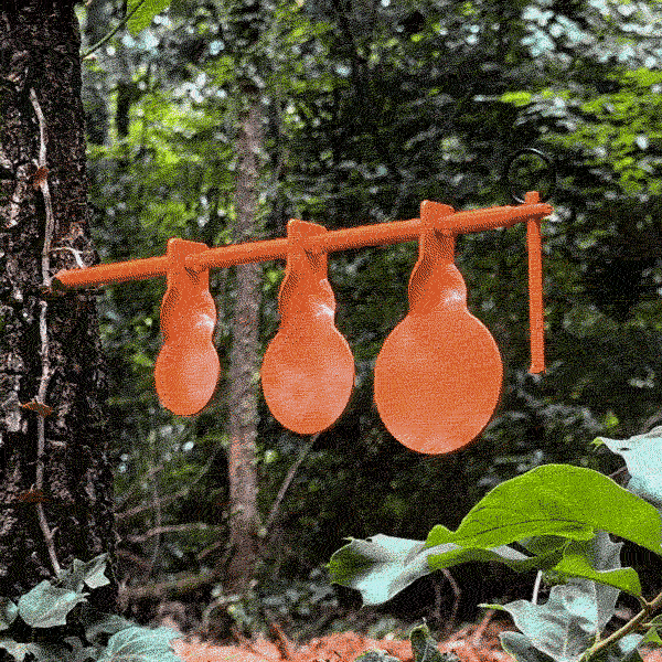 SimpleShot Tree Spinner Target paddles spinning