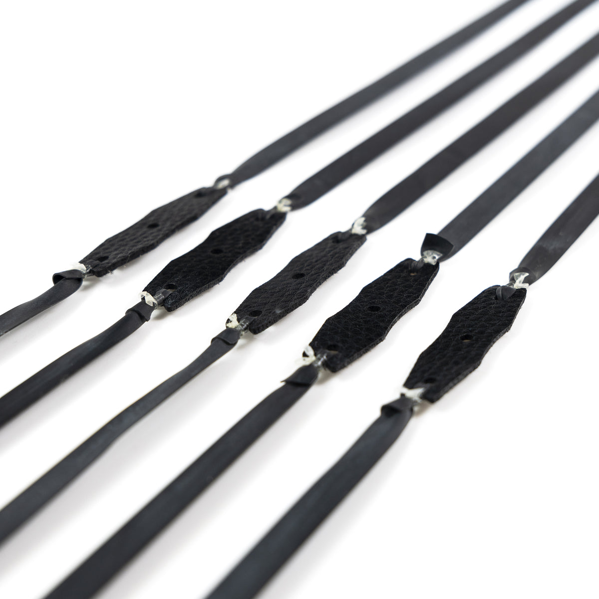 Five matching Lite flat bands in a row