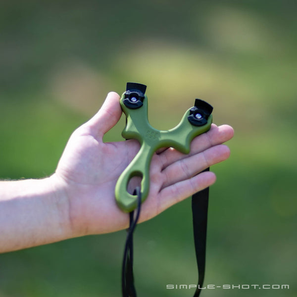 The BeanFlip Ocularis Slingshot by SimpleShot