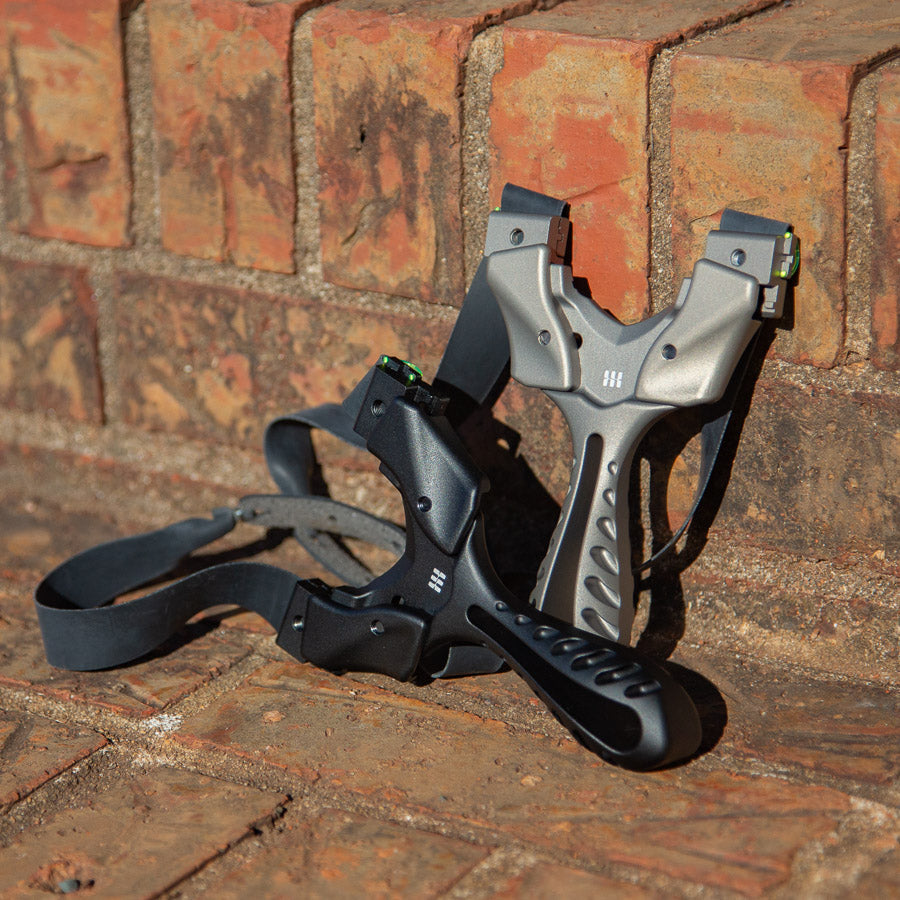 Axiom X slingshot against brick