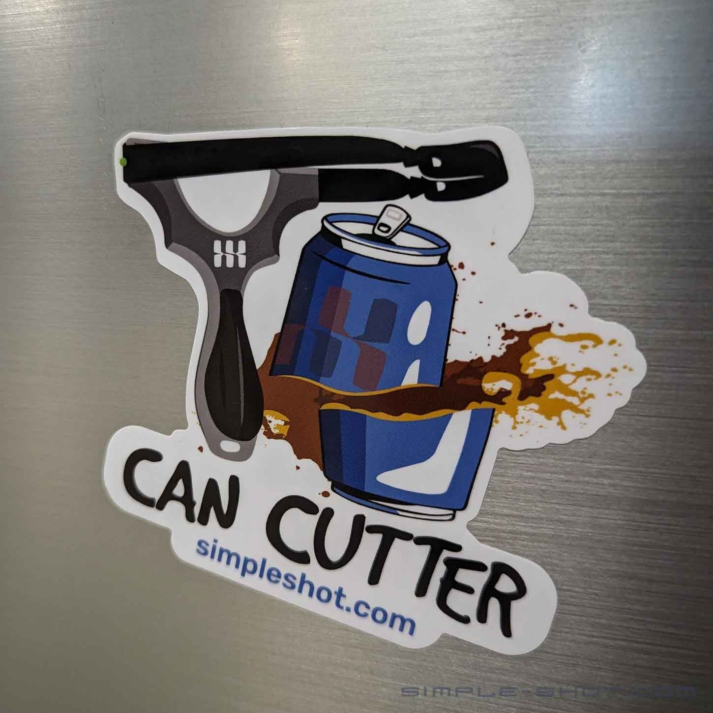 Can Sticker Can Cutter Sticker | SimpleShot Slingshot Gear & Accessories ...