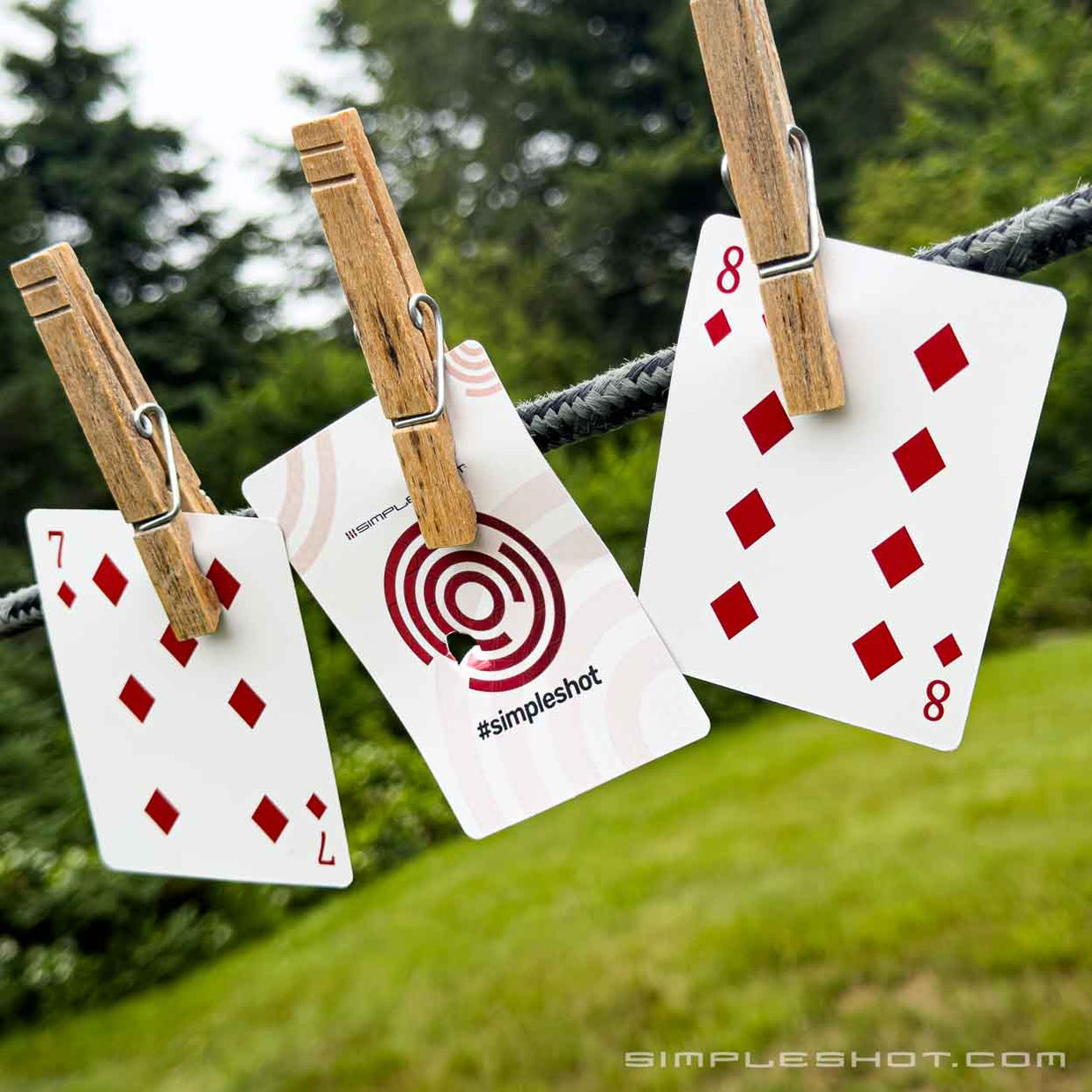 Playing Card Target | SimpleShot Slingshot Targets