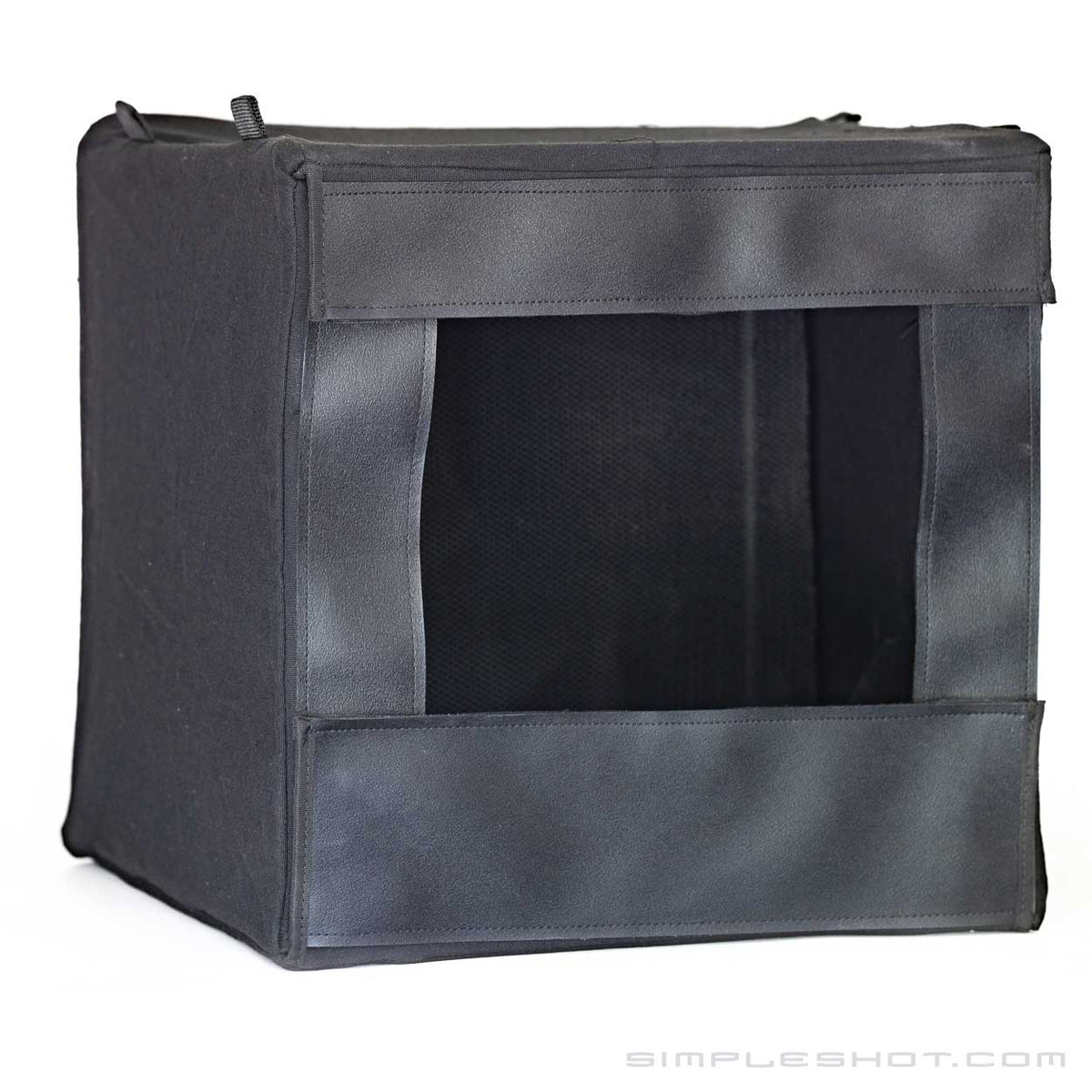 Catchbox for Slingshots in black, front view