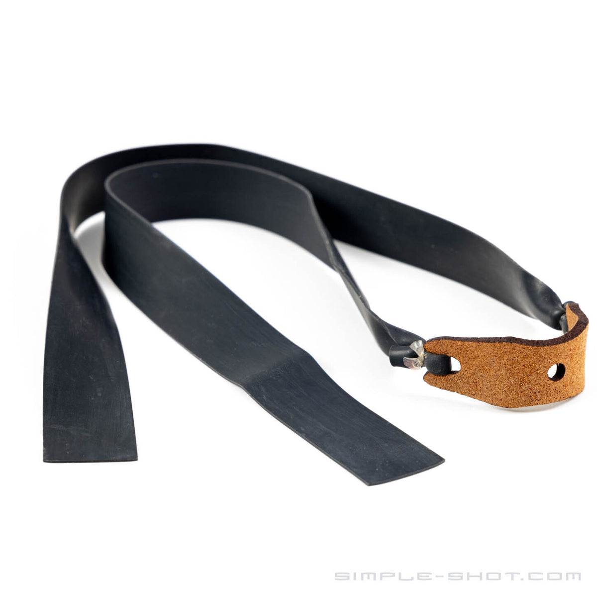 Clay Shooting Flat Bands bandset with tan leather pouch