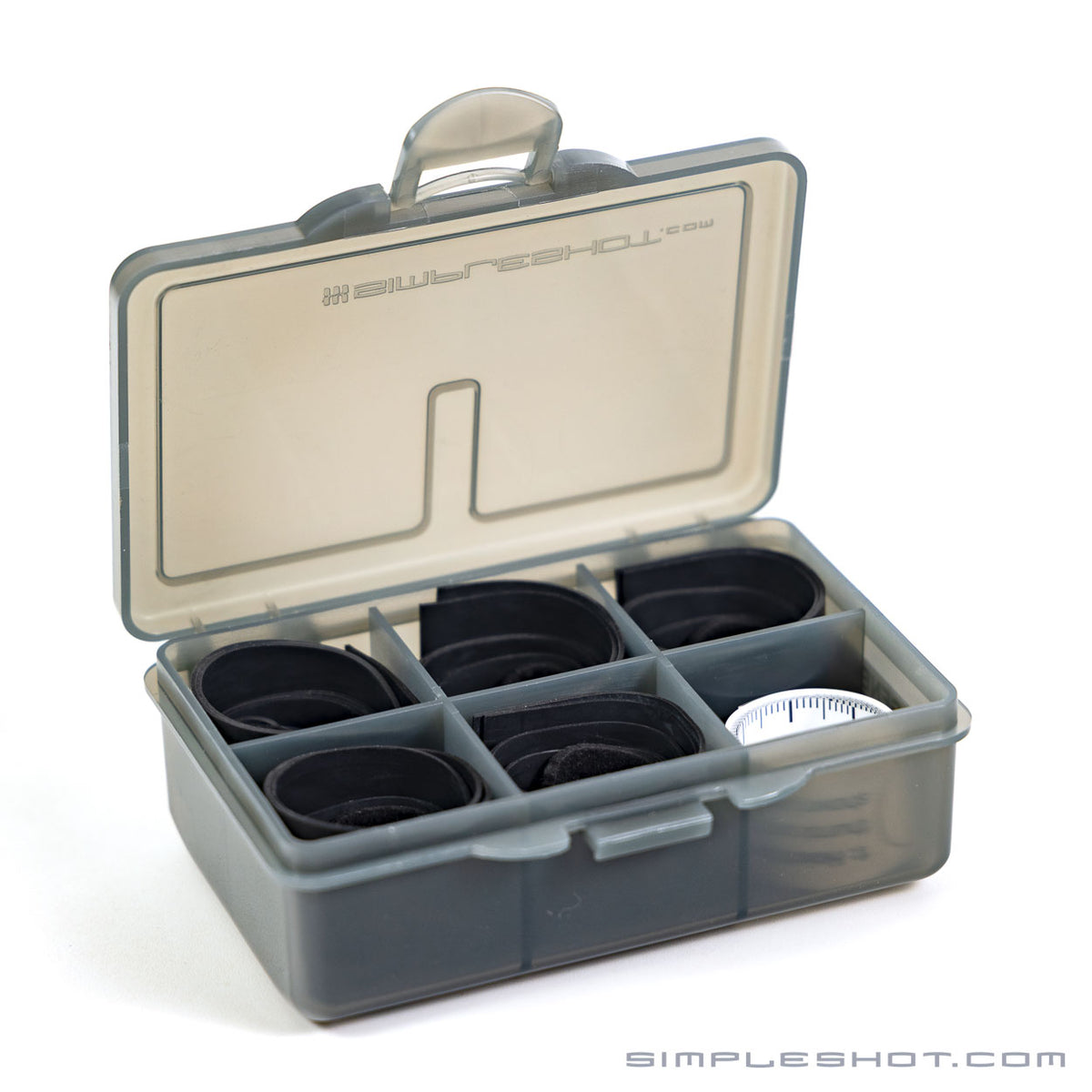 General Purpose Flat Bands in an open storage box