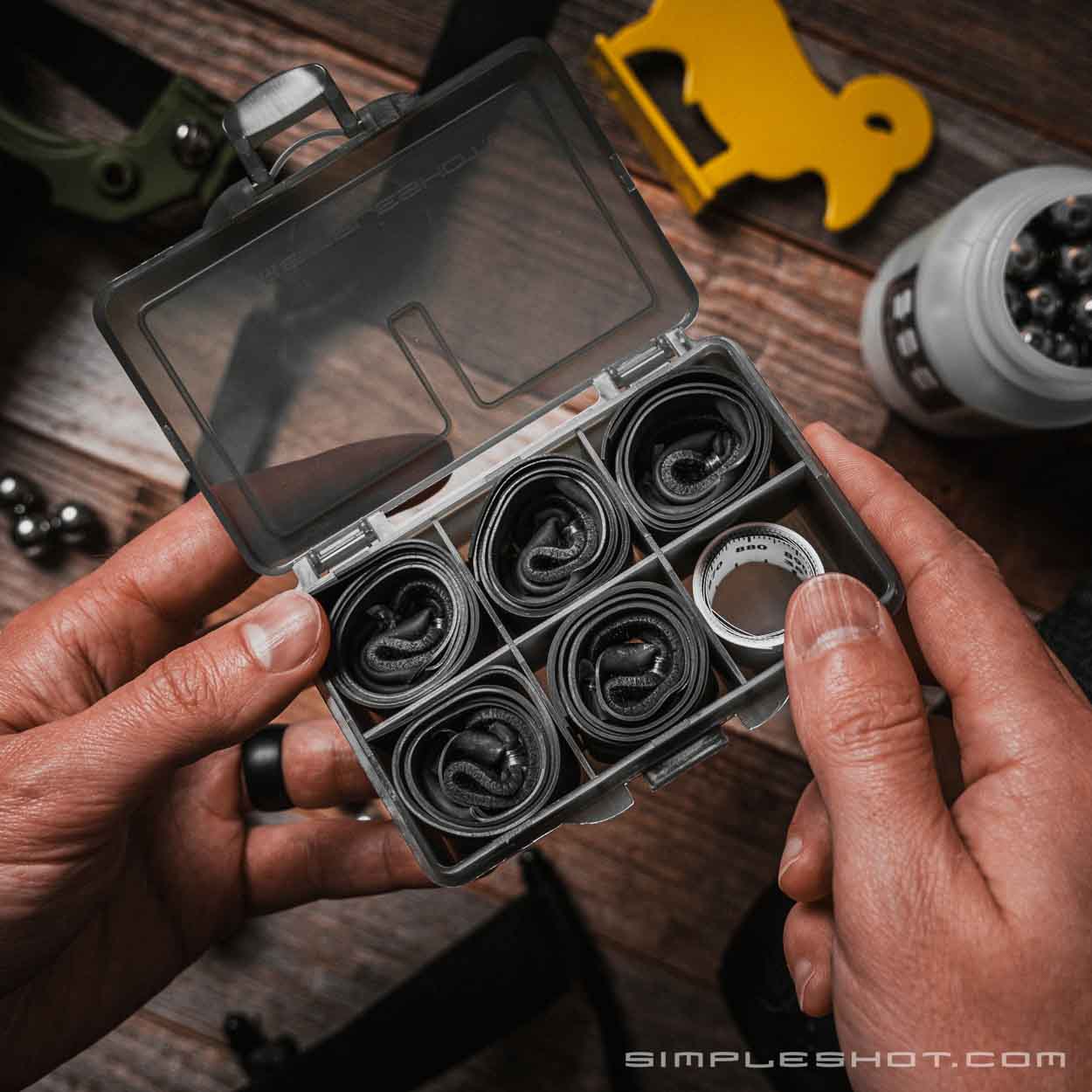 Nitro Flat Bands (1/2in - 12.5mm) | SimpleShot Slingshot Bands