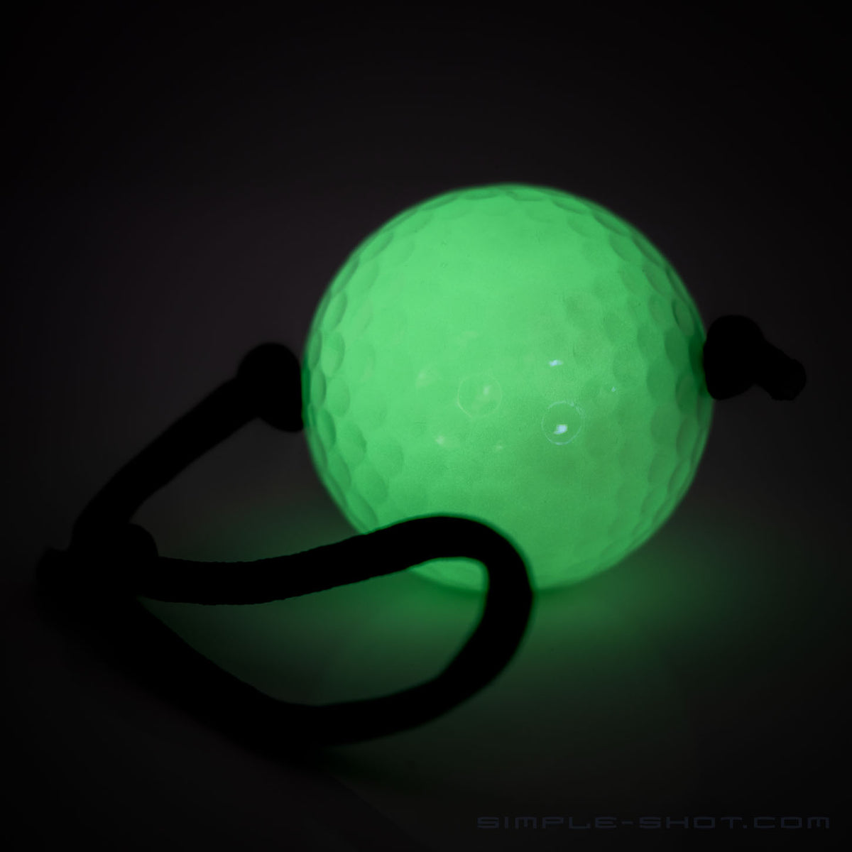 SimpleShot glow-in-the-dark golf ball slingshot target