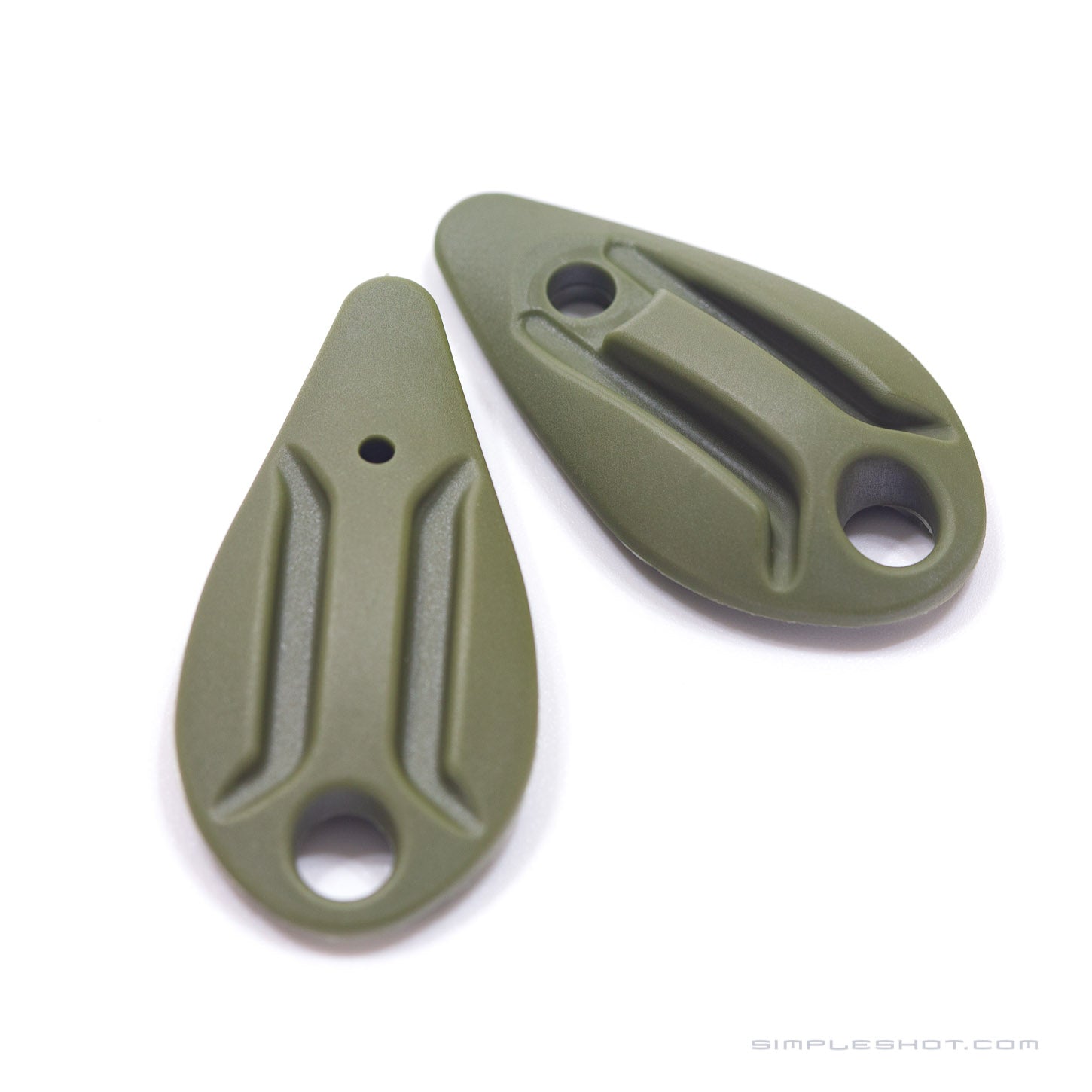 Green Scales for the palmswell of the Scout LT Slingshot