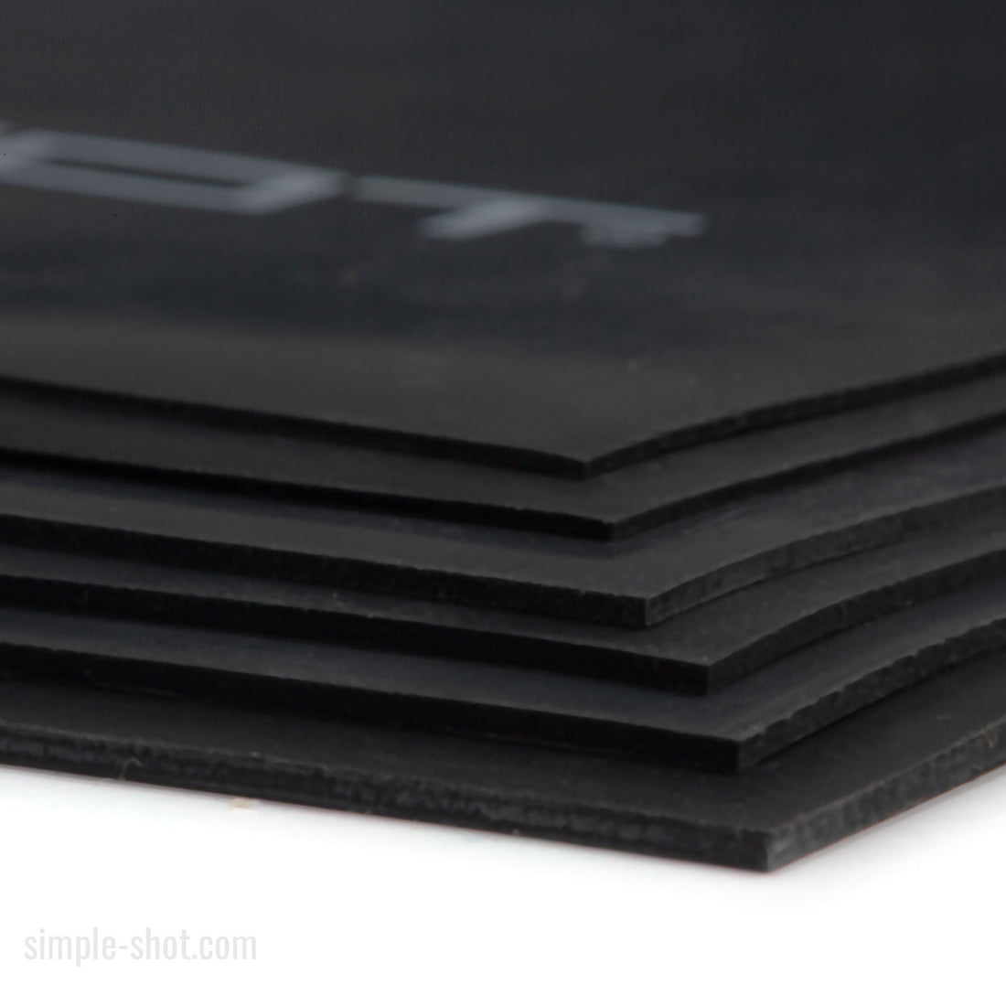SimpleShot Premium Latex Sheet, six rolled sheets standing upright